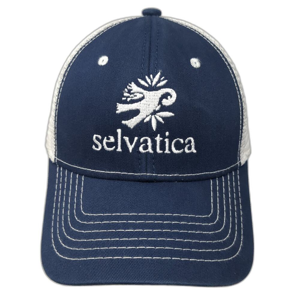Selvatica Snapback Trucker Hat Blue One Size Adjustable Mesh Back Explosion Caps